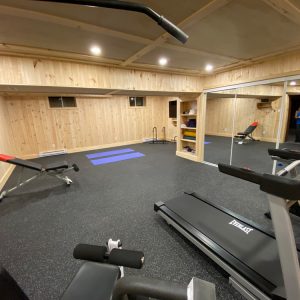 QuikFit interlocking gym weight room mats